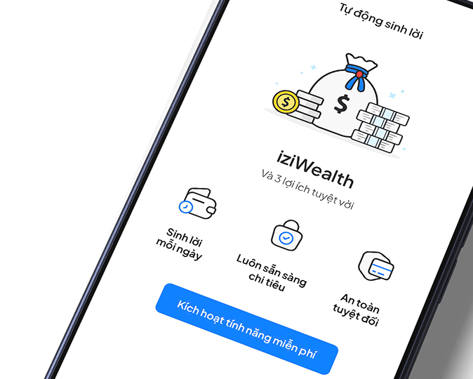 Bật tính năng Tự động sinh lời trên NCB iziMobile